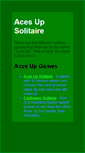 Mobile Screenshot of acesupsolitaire.com